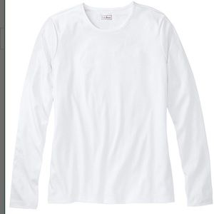 Women's Pima Cotton Tee, Long-Sleeve Crewneck